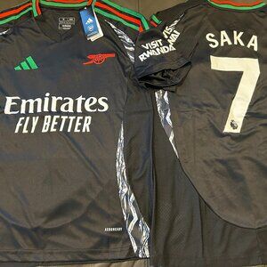 Adidas English Premier ARSENAL FC BUKAYO SAKA Men's JERSEY Sz M,L,XL,2X NWT